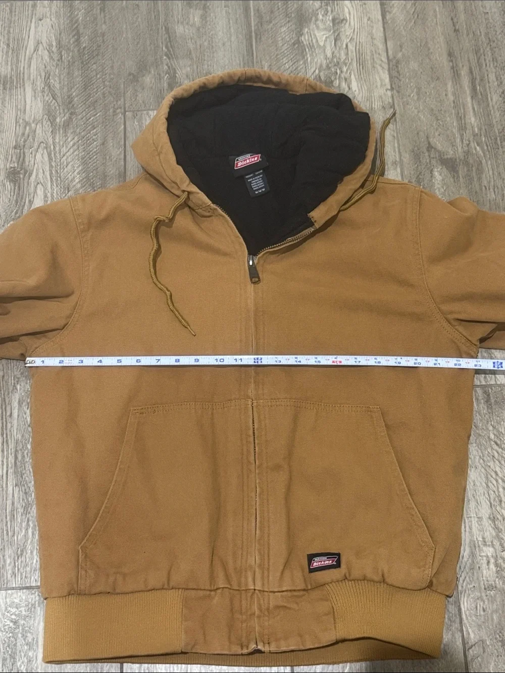 Dickies Brown Duck Insulated Hooded Work Jacket